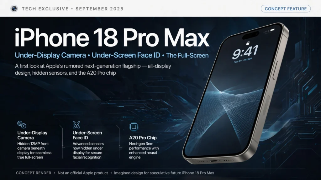 iPhone 18 Pro Max Could Feature Under