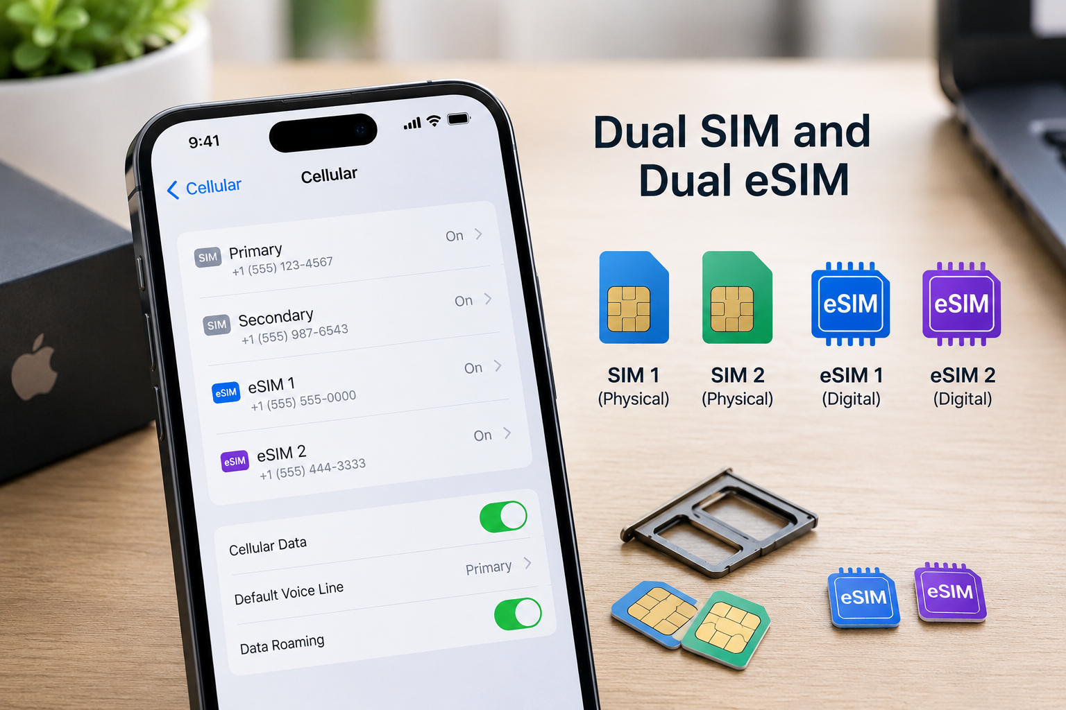 Dual SIM and Dual eSIM