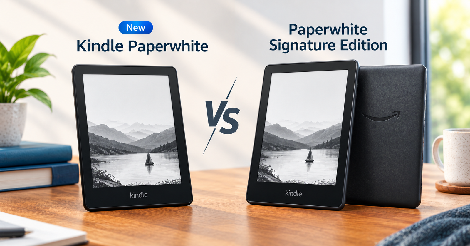 New Kindle Paperwhite vs Paperwhite Signature Edition