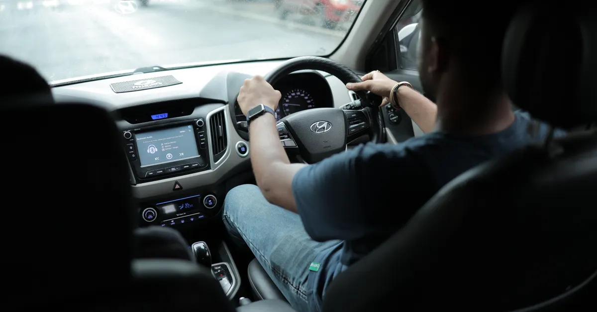 Electric car interior